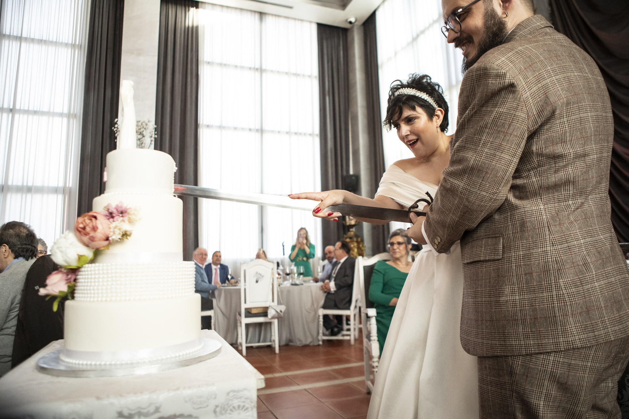 Escena documental durante una boda